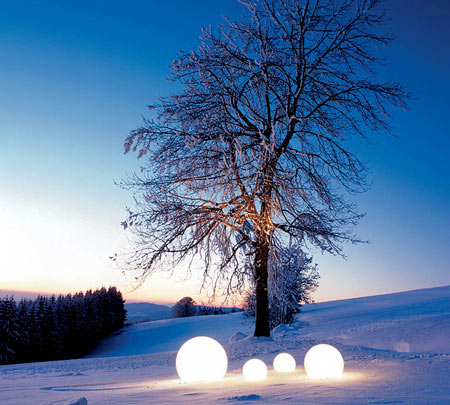 Winter Home Decor Winter Garden decoration
